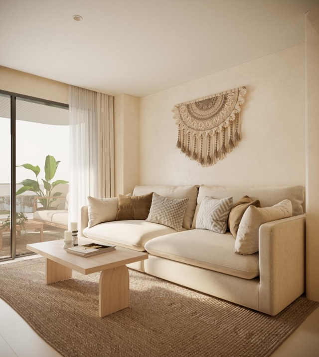 Resa Estates Ibiza for sale te koop Apartment Botafoch living 2.jpg